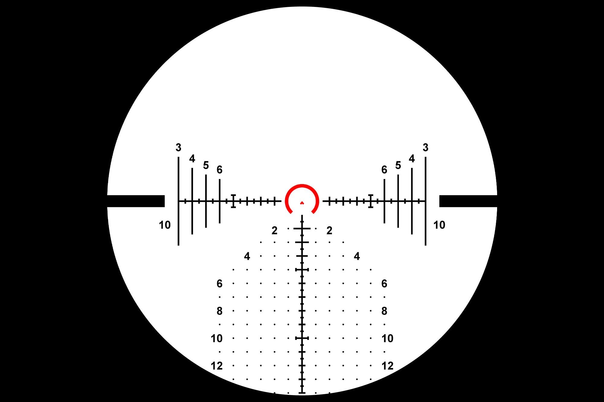Primary Arms Compact PLxC 1.5-12X36mm FFP RDB Rifle Scope